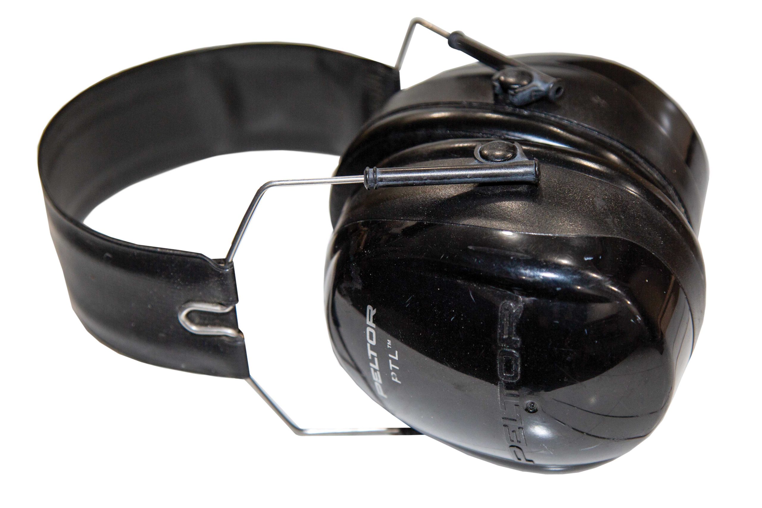 When not listening to music, Banen wears noise-canceling headphones to combat the ear-splitting racket of shop machinery. When not listening to music, Banen wears noise-canceling headphones to combat the ear-splitting racket of shop machinery.