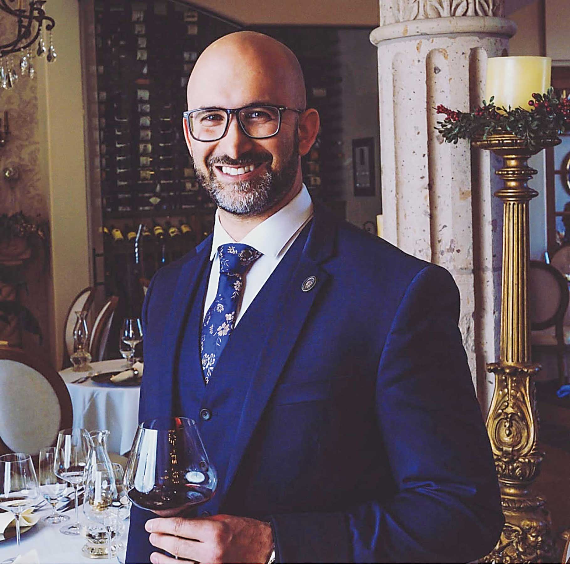 Valley sommelier and Rudd Round Table alumnus Wesam Kawa 