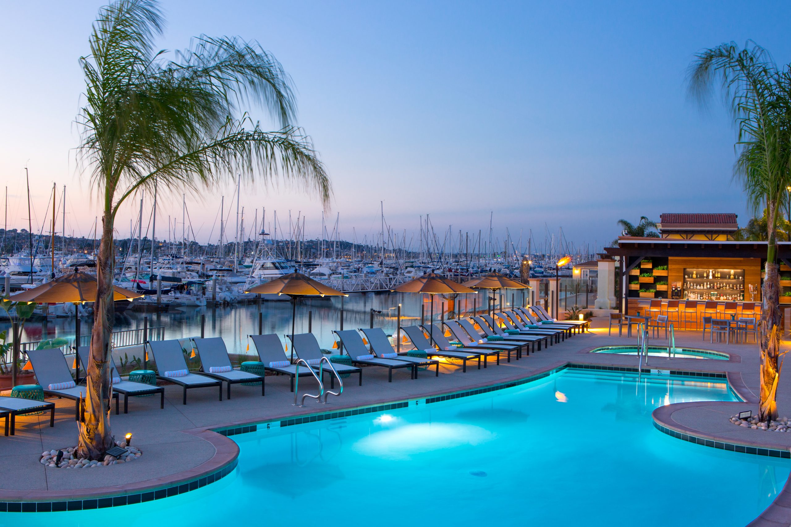 Paloma pool at Kona Kai San Diego