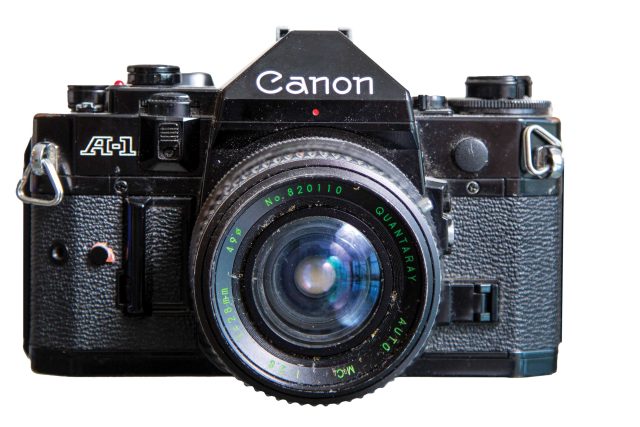 Huls began shooting on digital cameras, but using this Canon is “what made me fall in love with film,” she says. When using film, Huls favors Kodak. She generally sends her film to be developed in Los Angeles. “It feels like Christmas” getting the prints back, she says.