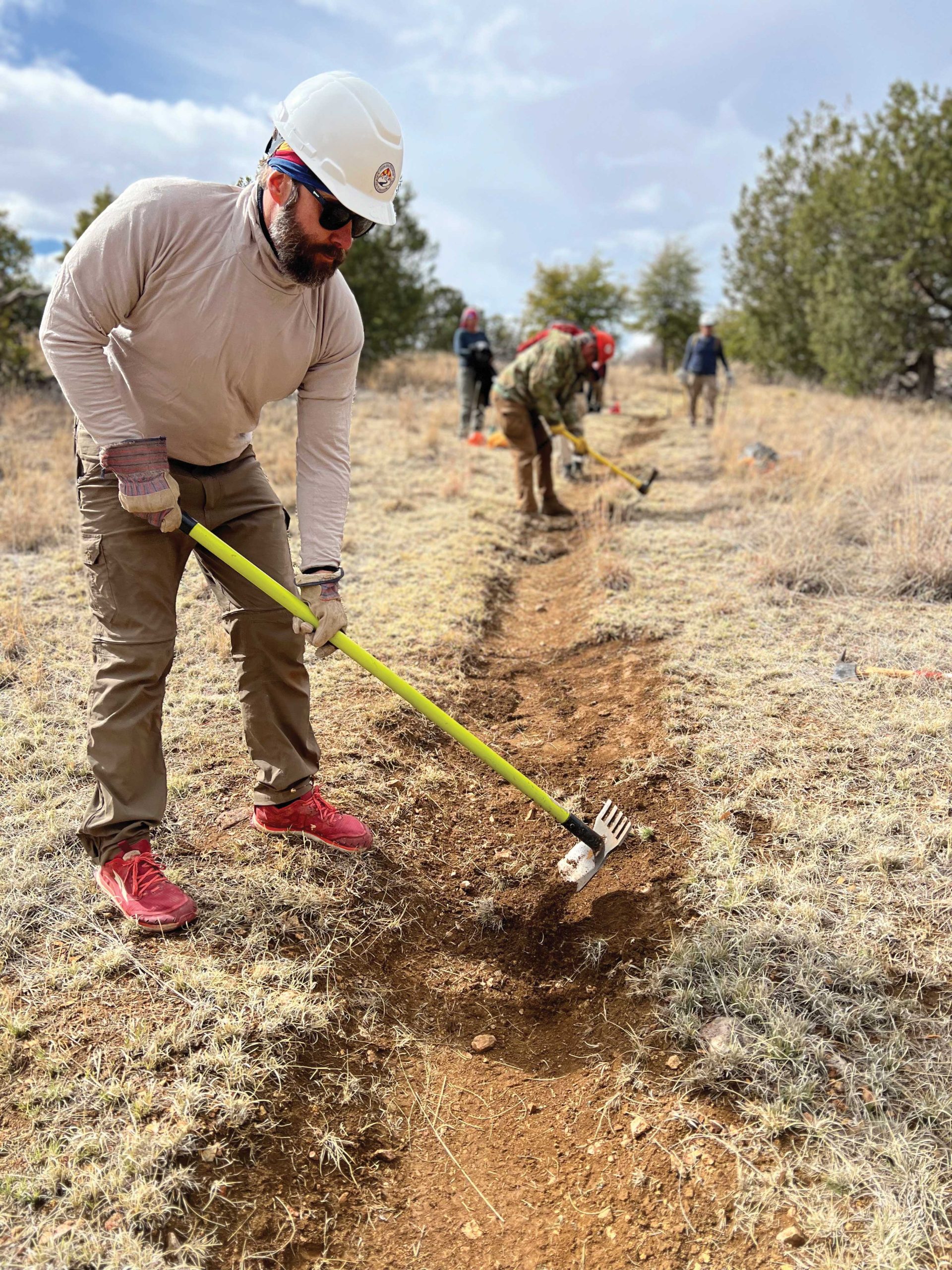 AZT VETS work on the Canelo Hills Passage of the Arizona Trail