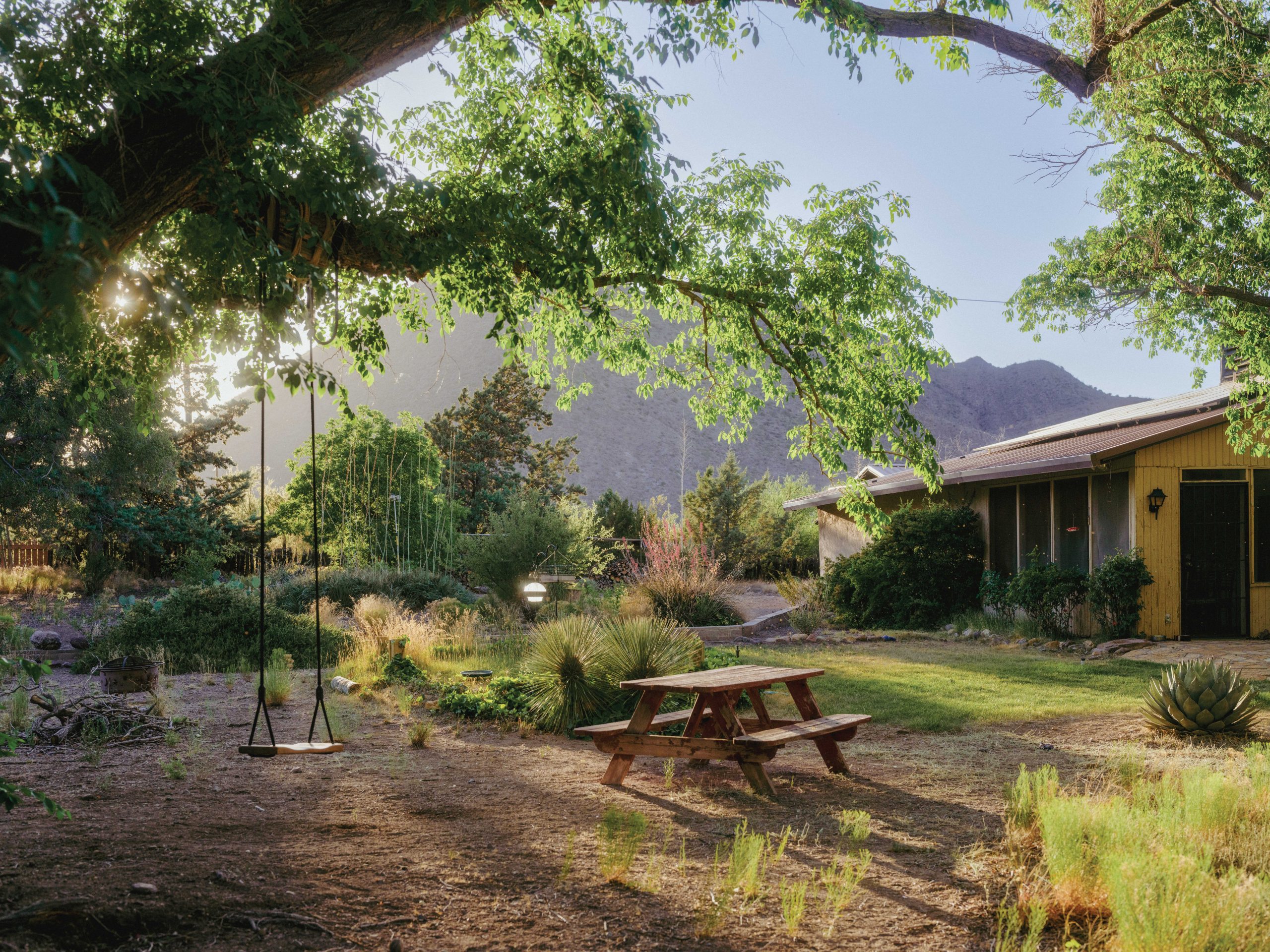 View of the couple's retreat in Portal