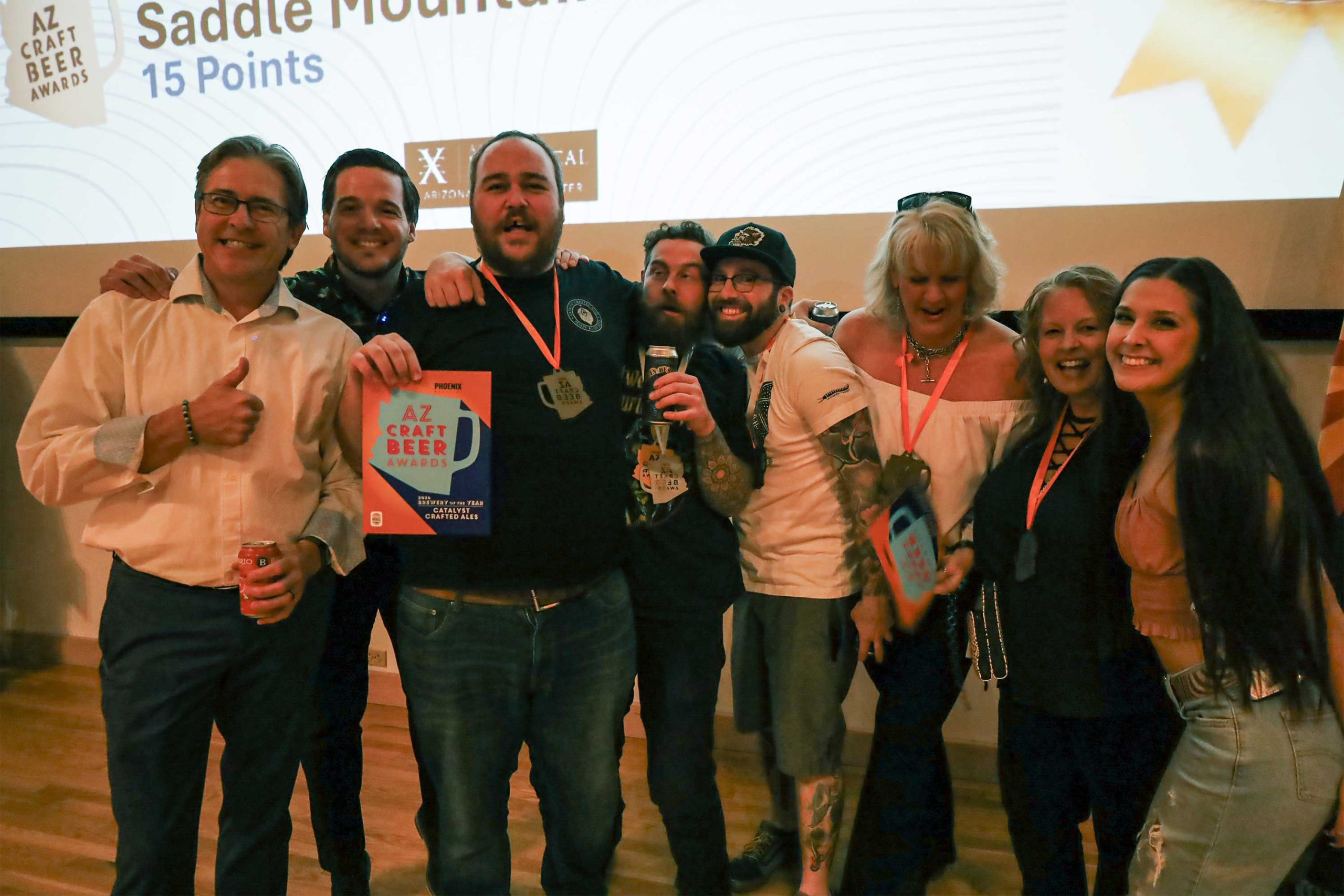 Catalyst and Saddle Mountain tie for 3rd in Brewery of the Year