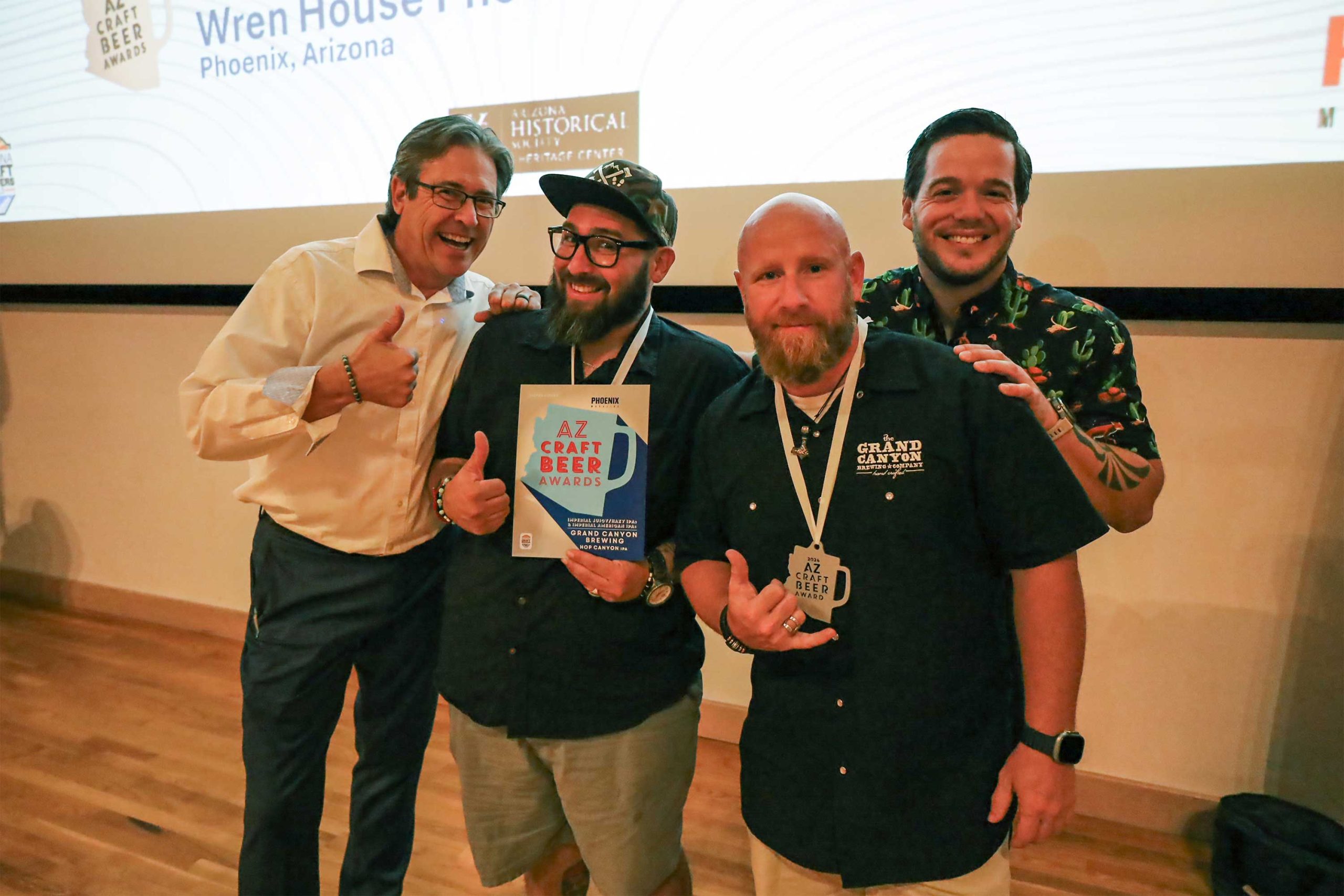 Grand Canyon wins  silver for Hop Canyon