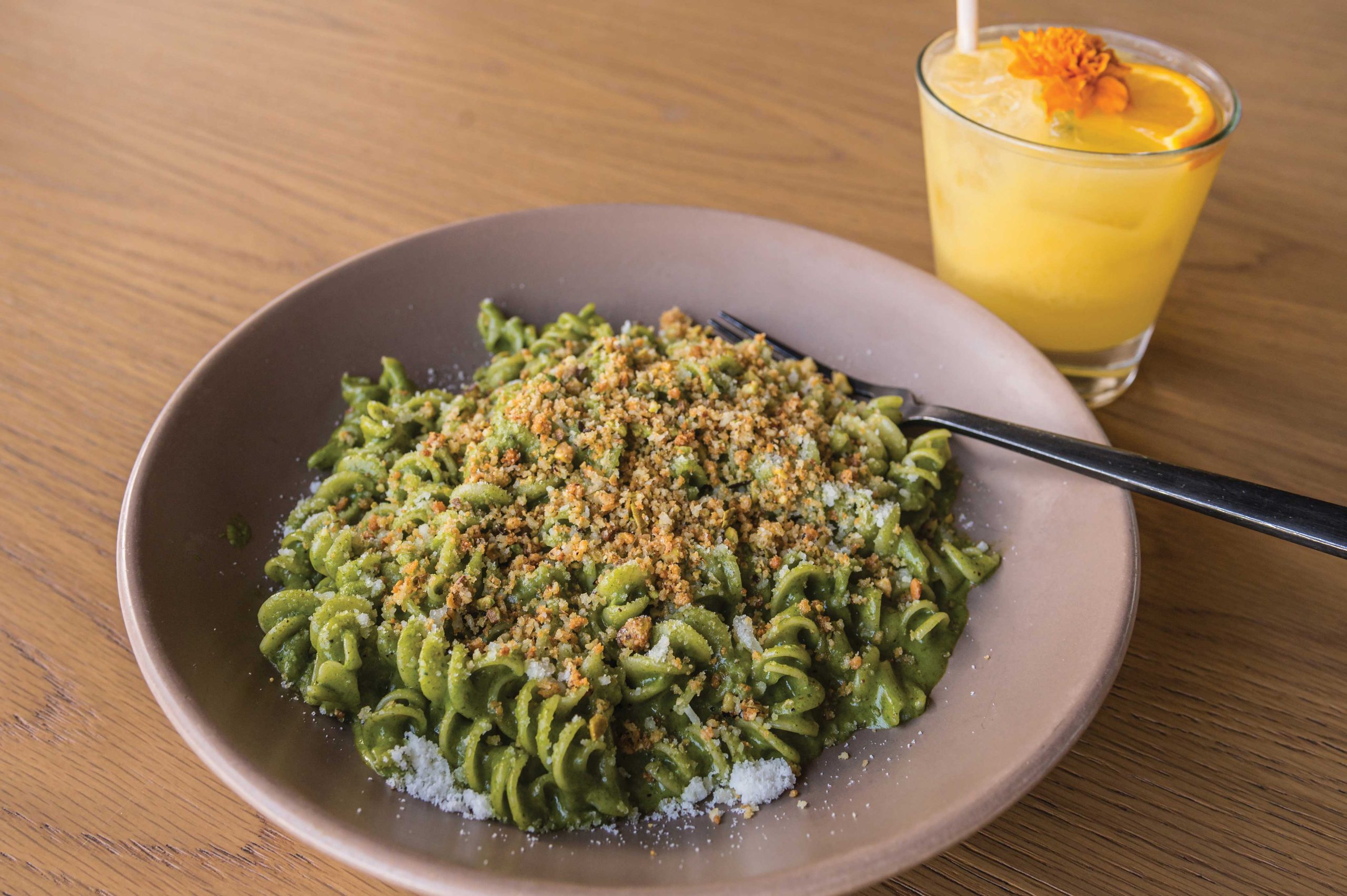 Fusilli pesto