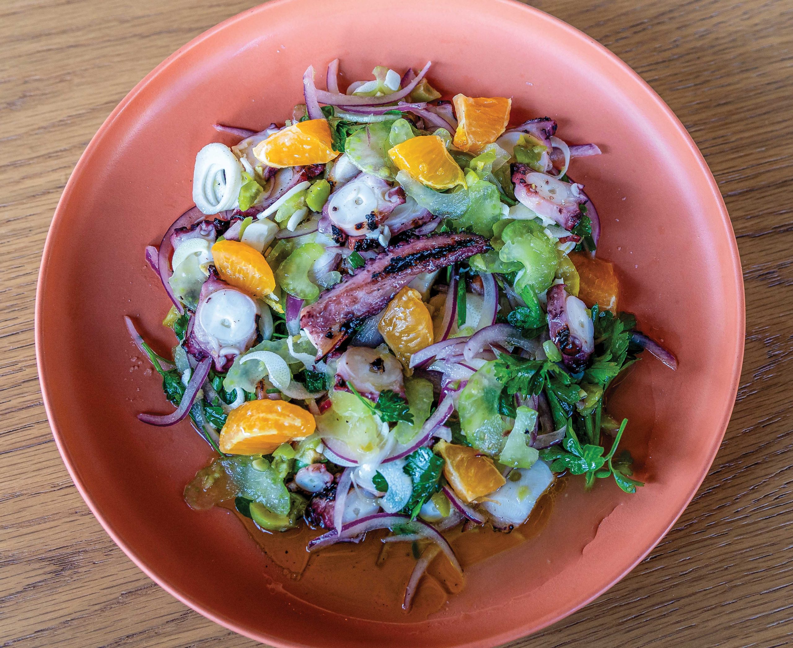 grilled octopus salad