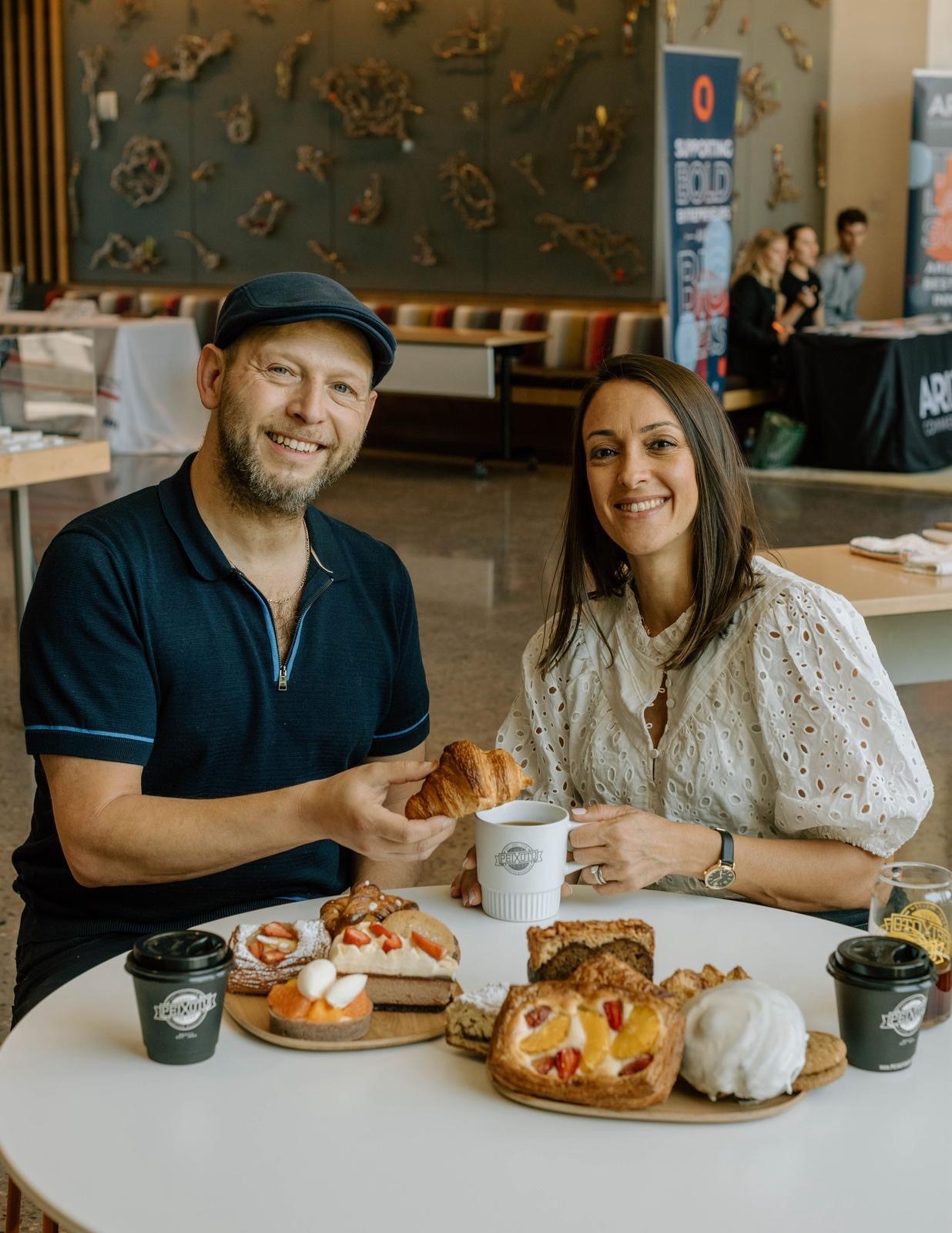 Mark Chacón (left) and Julia Peixoto Peters (right) | Photo courtesy Julia Peixoto Peters 