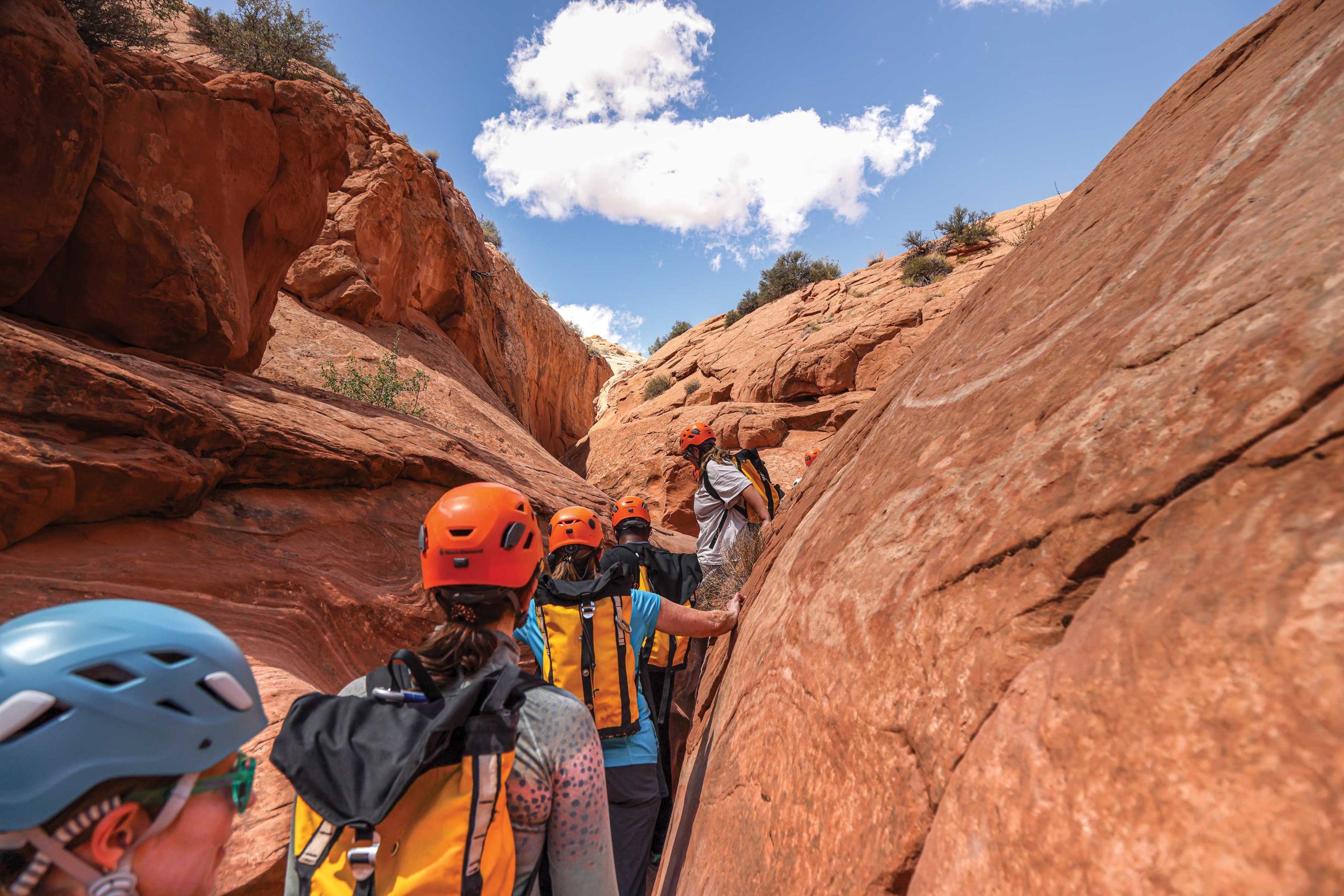 slot canyon in Escalante slot canyon in Escalante