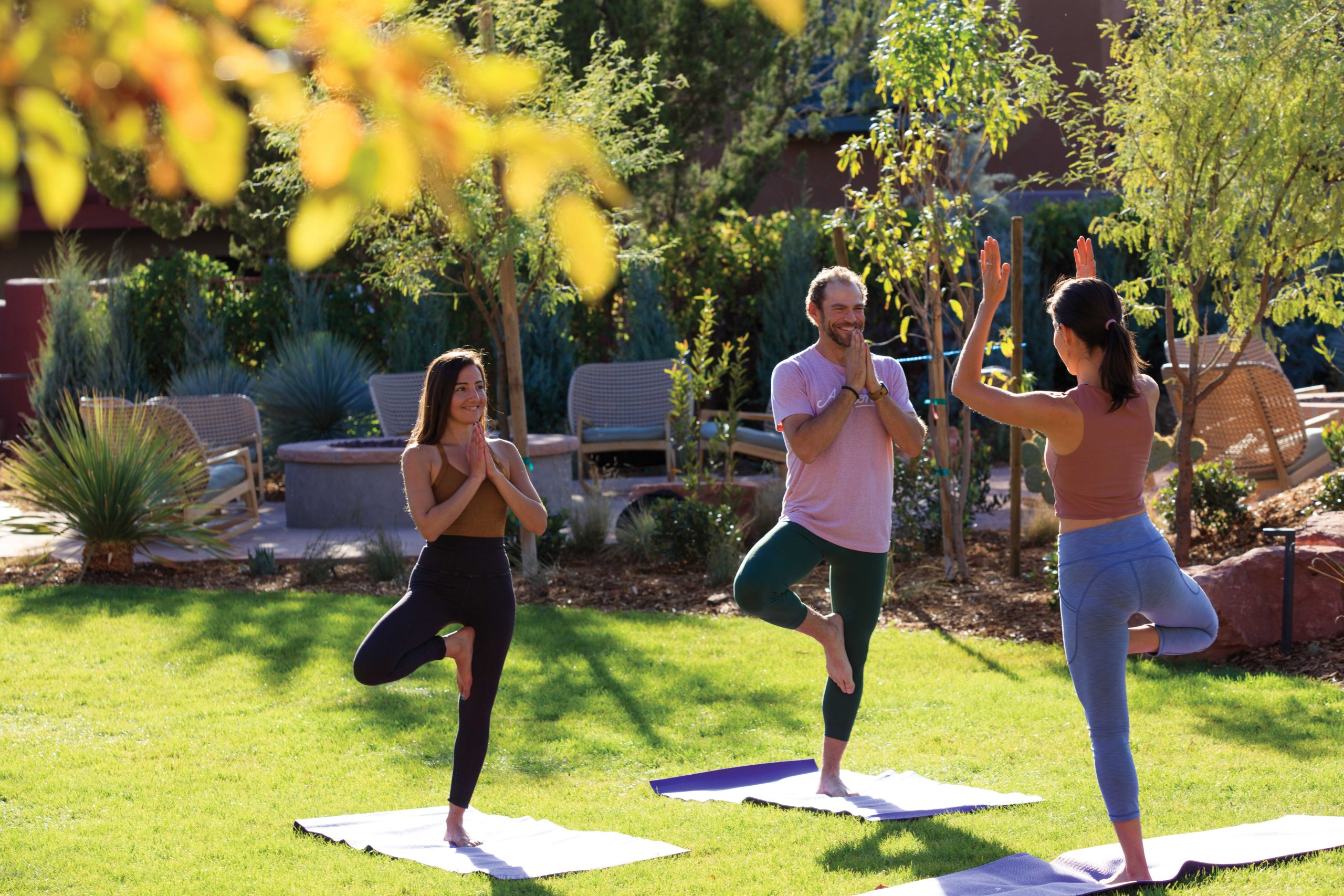 Yoga at the Wilde Resort and Spa; courtesy The Wilde Resort Yoga at the Wilde Resort and Spa; courtesy The Wilde Resort
