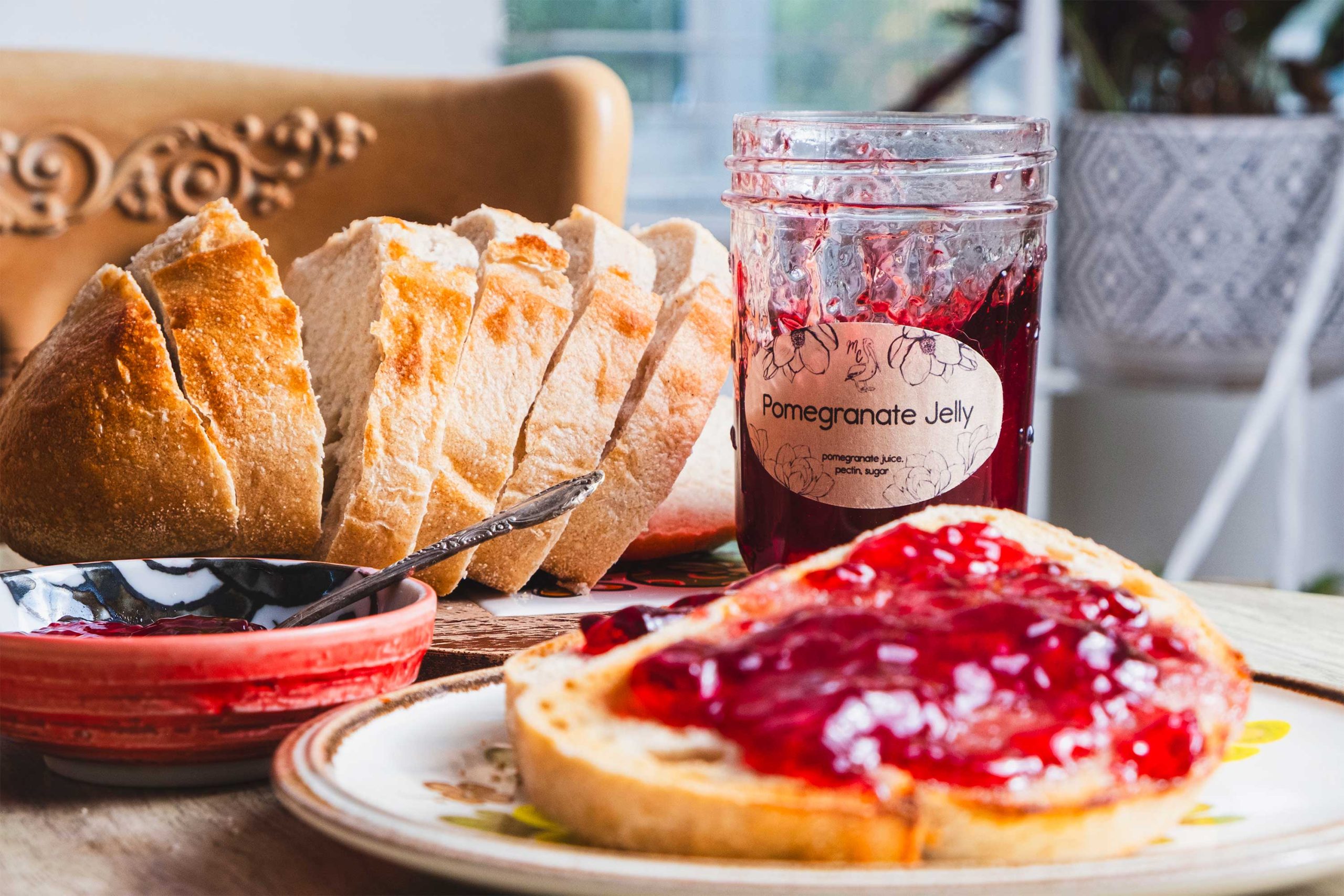 Best Pomegranate Jelly from Magnolia Canning; Photo by Mirelle Inglefield