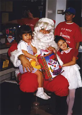 visit from Santa Claus in 1998 visit from Santa Claus in 1998