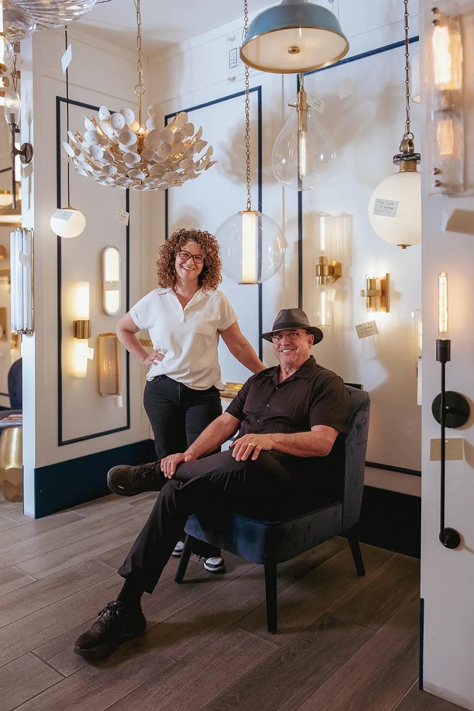 Designer Shannon Lee Ross and owner Michael Jackson at Hinkley’s Scottsdale location. PHoto by Mirelle Inglefield Designer Shannon Lee Ross and owner Michael Jackson at Hinkley’s Scottsdale location. PHoto by Mirelle Inglefield
