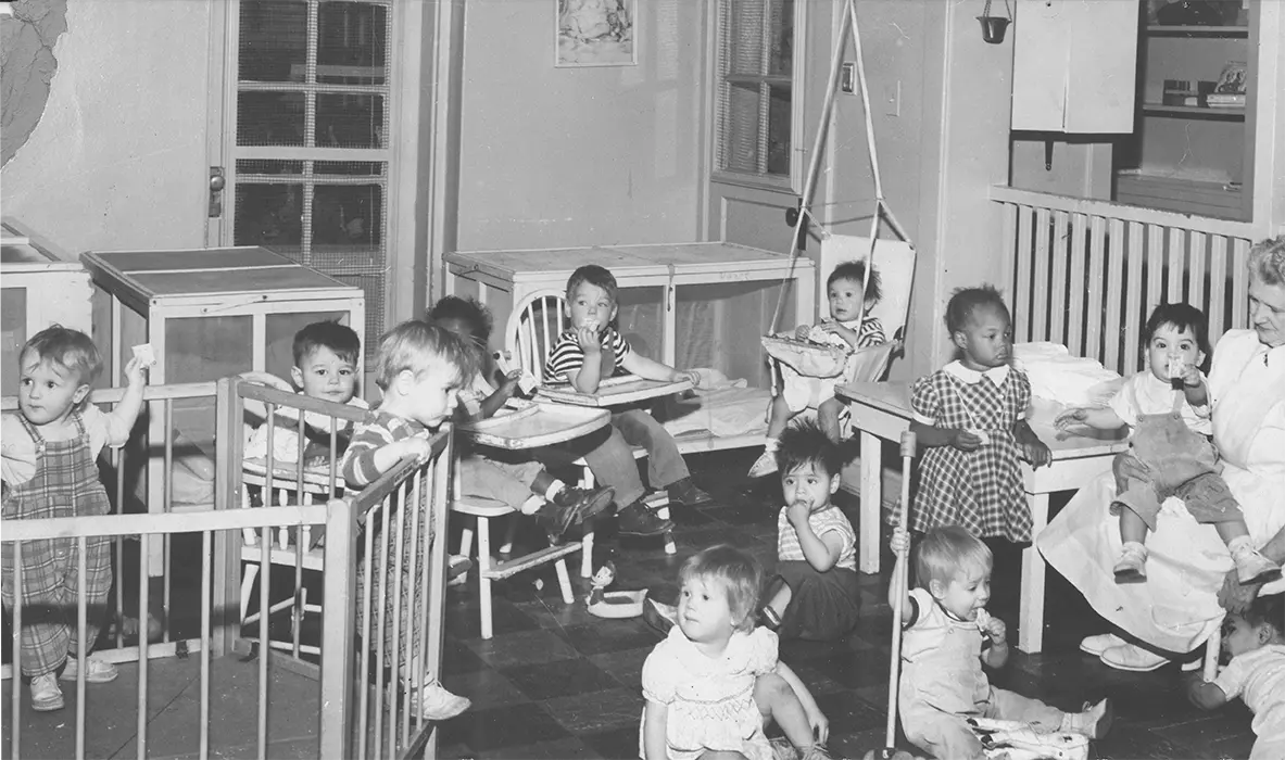 Phoenix Day nursery in 1955. Historical Photos Courtesy A New Leaf; by Mirelle Inglefield Phoenix Day nursery in 1955. Historical Photos Courtesy A New Leaf; by Mirelle Inglefield