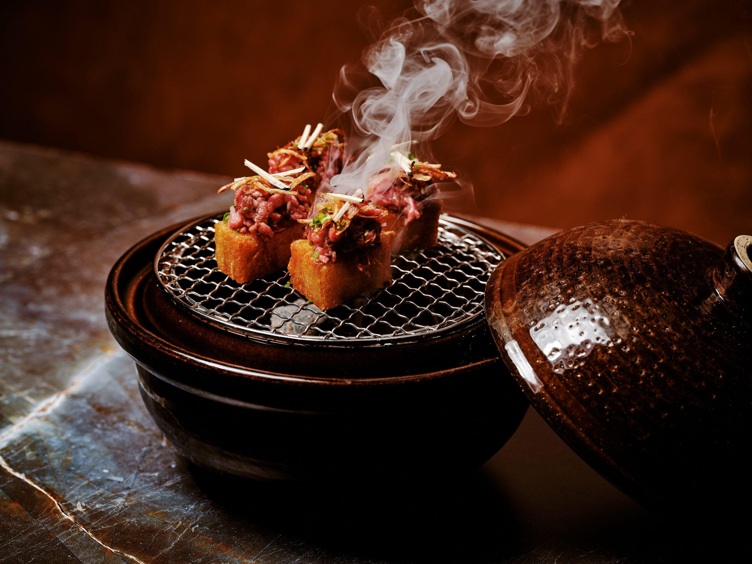 Wagyu steak tartare at Kauboi | Photo by Shelby Moore Wagyu steak tartare at Kauboi | Photo by Shelby Moore