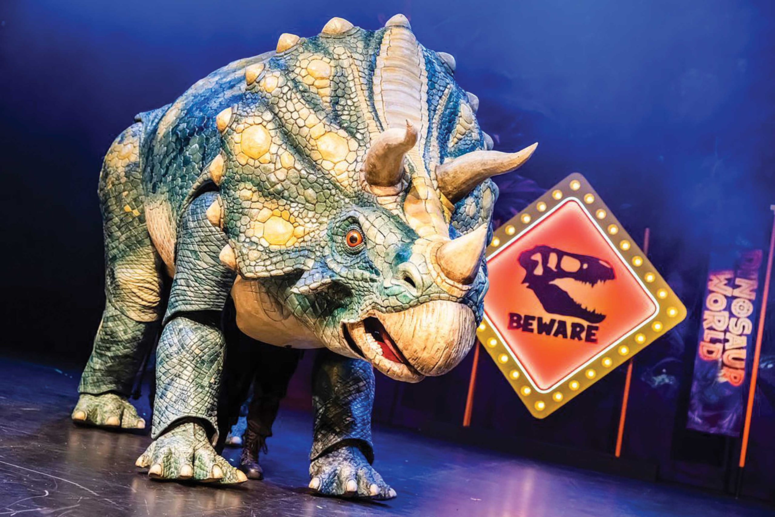 Dinosaur World Live! at The Madison Center for the Arts. Photo by Pamela Raith Photography/Courtesy The Madison Center for the Arts Dinosaur World Live! at The Madison Center for the Arts. Photo by Pamela Raith Photography/Courtesy The Madison Center for the Arts