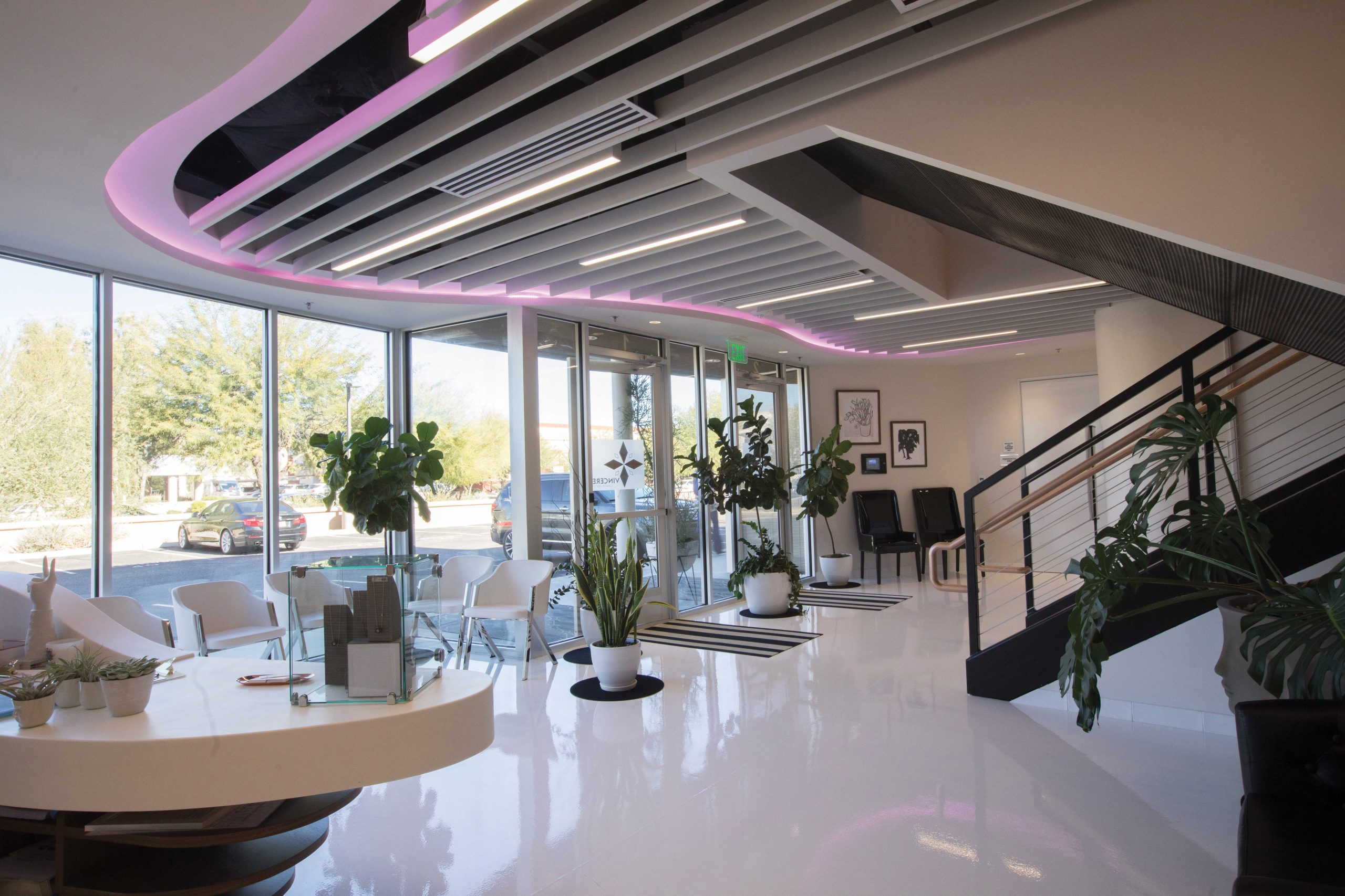 Interior spaces of Vincere Cancer Center Interior spaces of Vincere Cancer Center