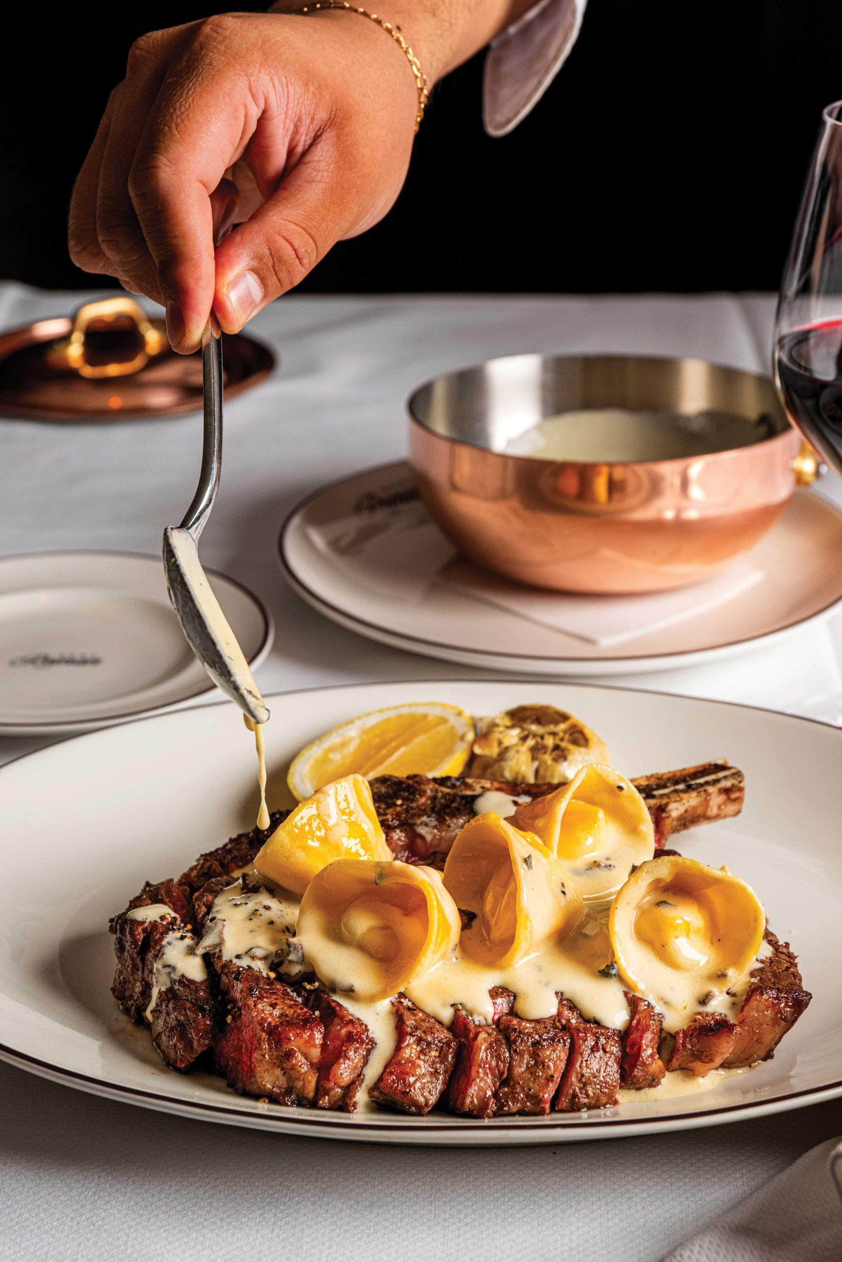 ribeye with the tortellini glow up ribeye with the tortellini glow up