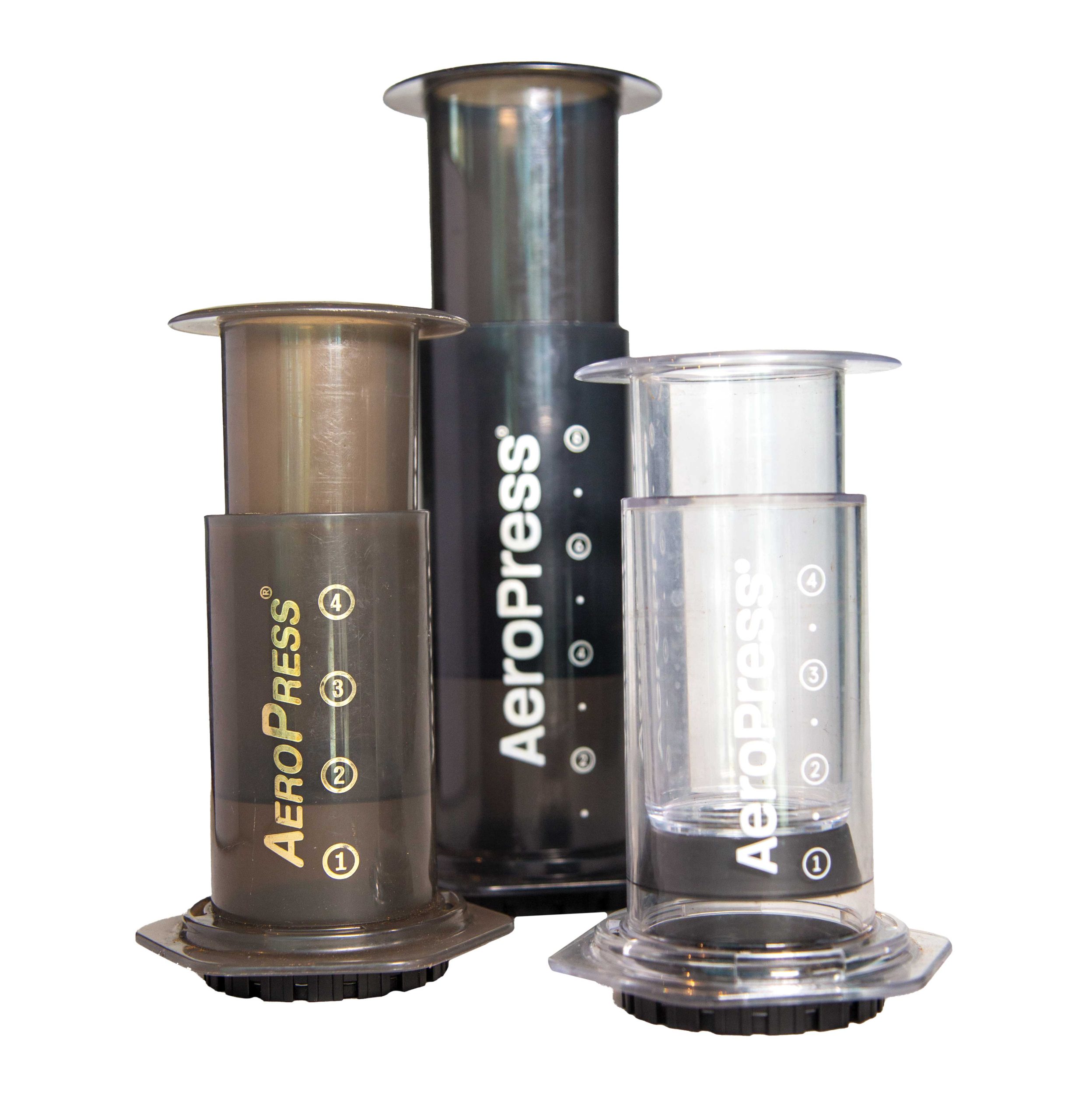“Of all the coffee gadgets that have been released, this is the one that I will always, always, always preach,” Robertson says of the pressure-powered AeroPress, which requires less heat to brew, yielding lower-acid coffee. “And they last forever.” “Of all the coffee gadgets that have been released, this is the one that I will always, always, always preach,” Robertson says of the pressure-powered AeroPress, which requires less heat to brew, yielding lower-acid coffee. “And they last forever.”