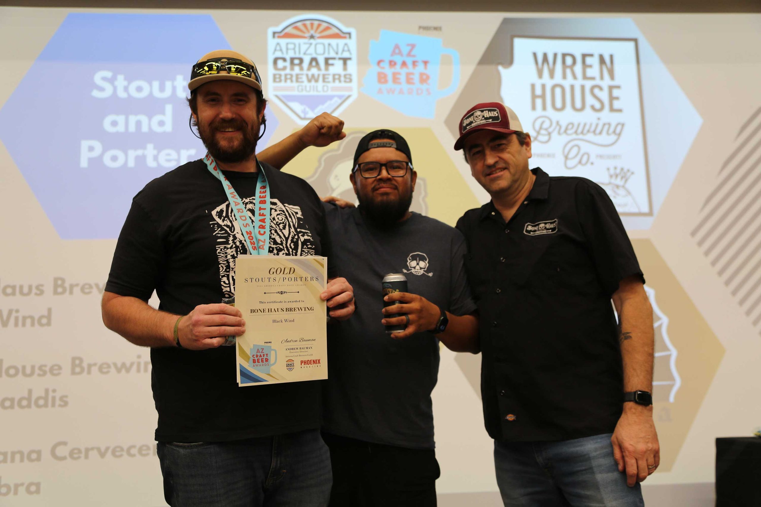 Bone Haus wins gold in Stouts/Porters for Black Wind