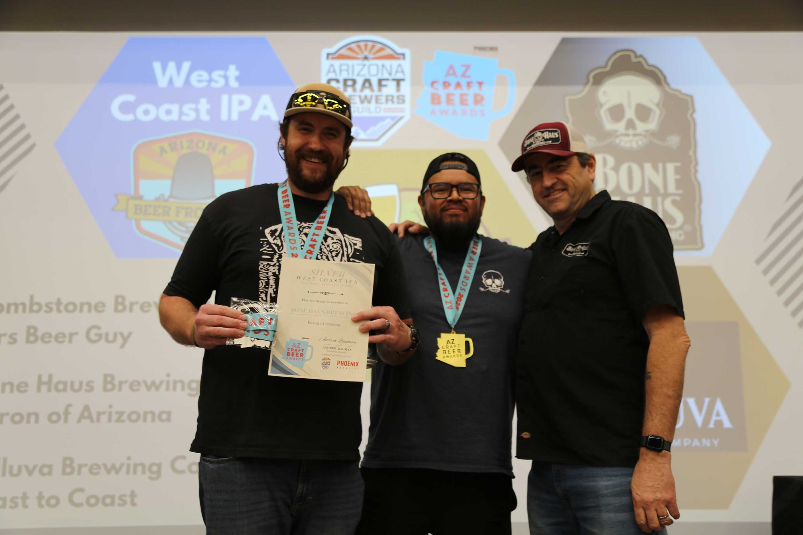 Bone Haus wins silver in West Coast IPA for Baron of Arizona