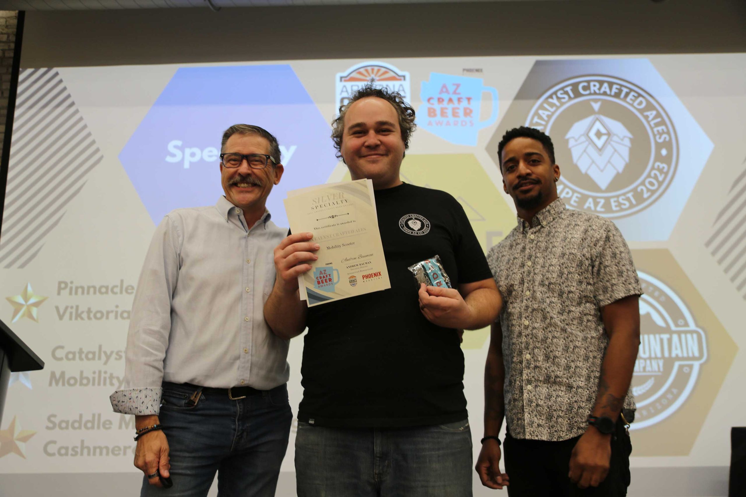 Catalyst Crafted Ales wins silver in Specialty for Mobility Scooter