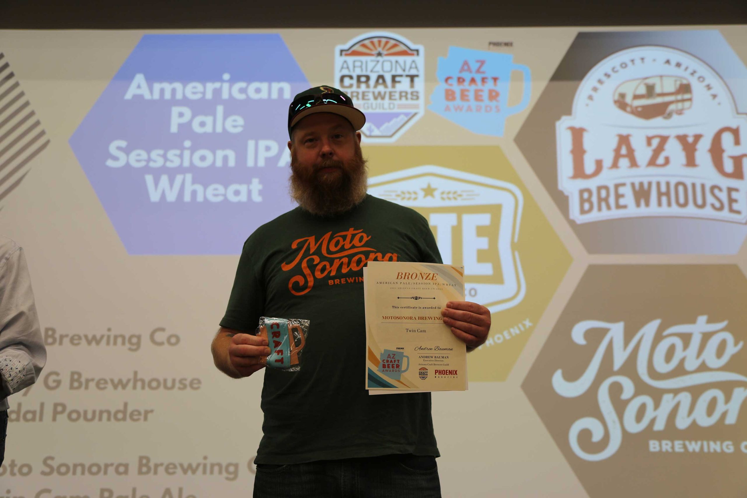 MotoSonora wins bronze in American Pale/Session IPA/Wheat for Twin Cam
