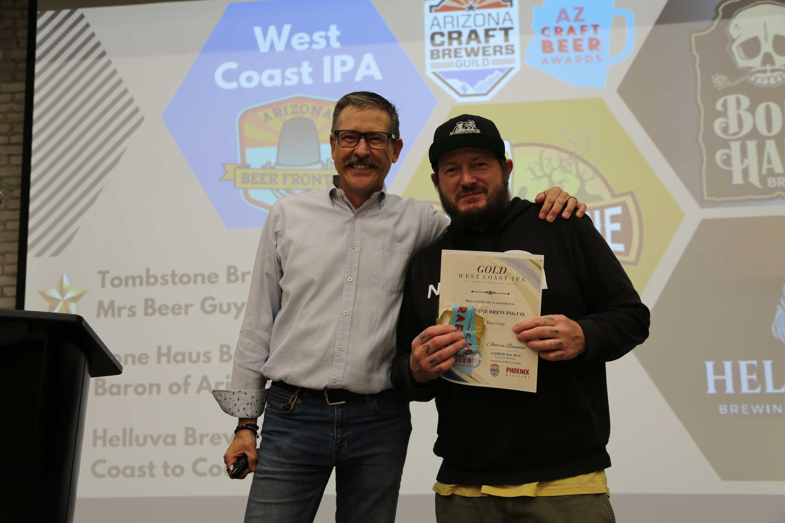 Tombstone wins gold in West Coast IPA for Mrs. Beer Guy
