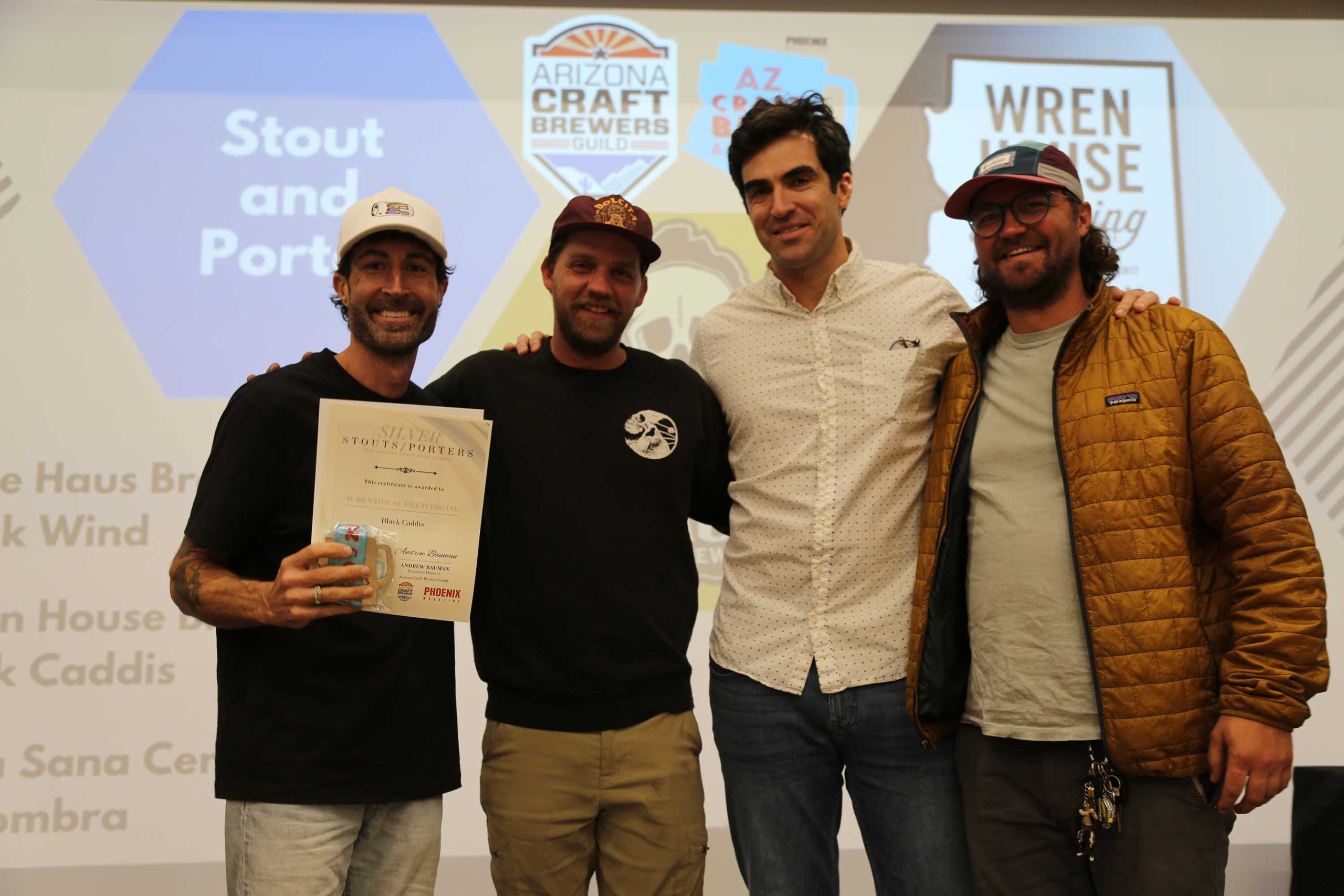 Wren House wins silver in Stout/Porter for Black Caddis