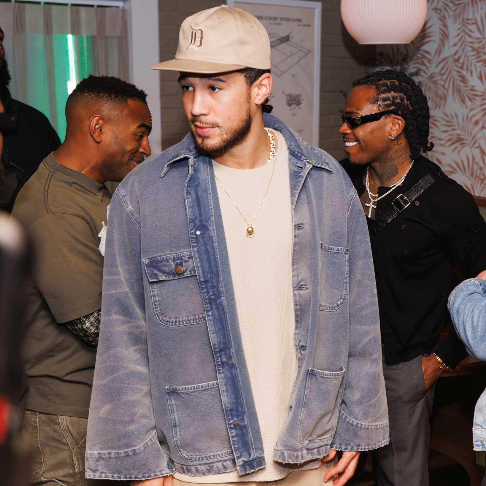 Suns star Devin Booker at 40 Love grand opening night Suns star Devin Booker at 40 Love grand opening night