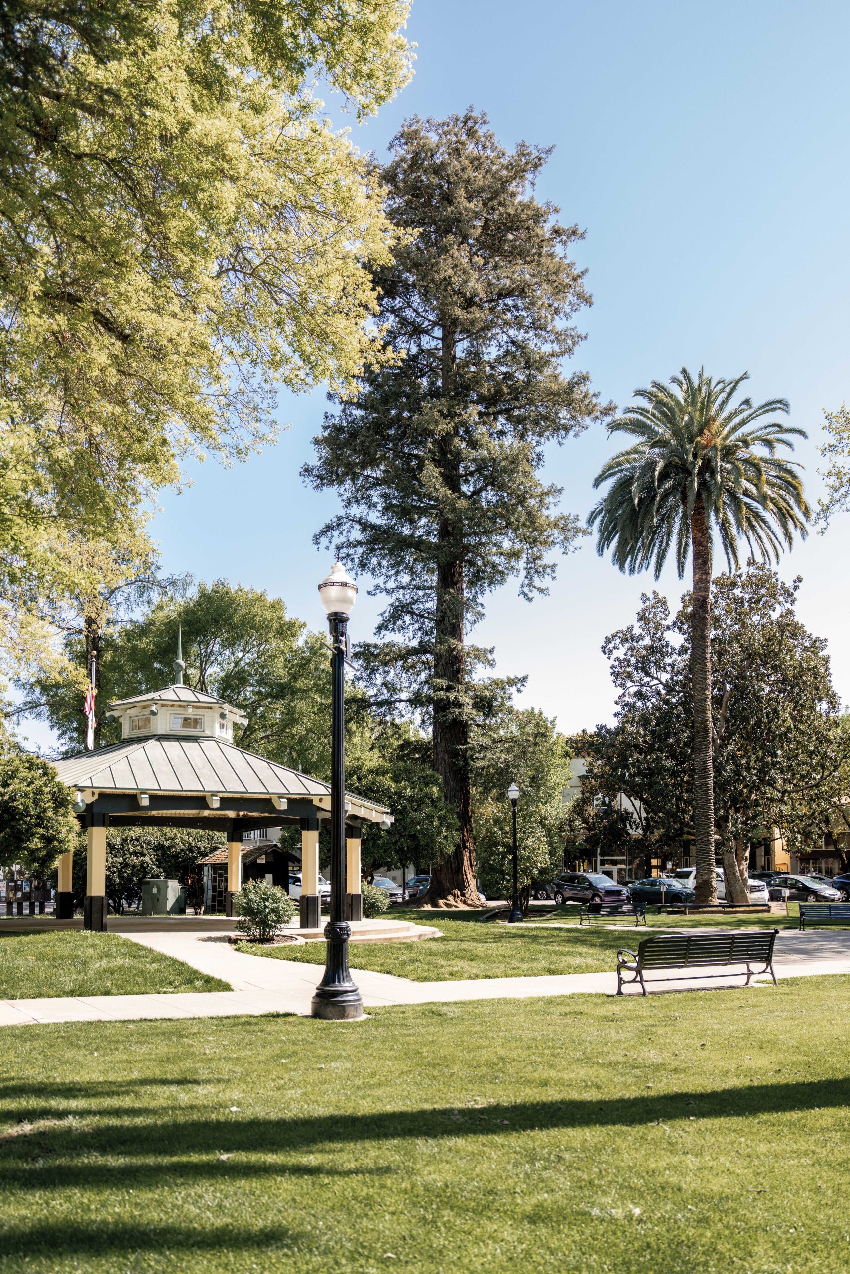 Healdsburg Plaza. Photo courtesy Stay Healdsburg