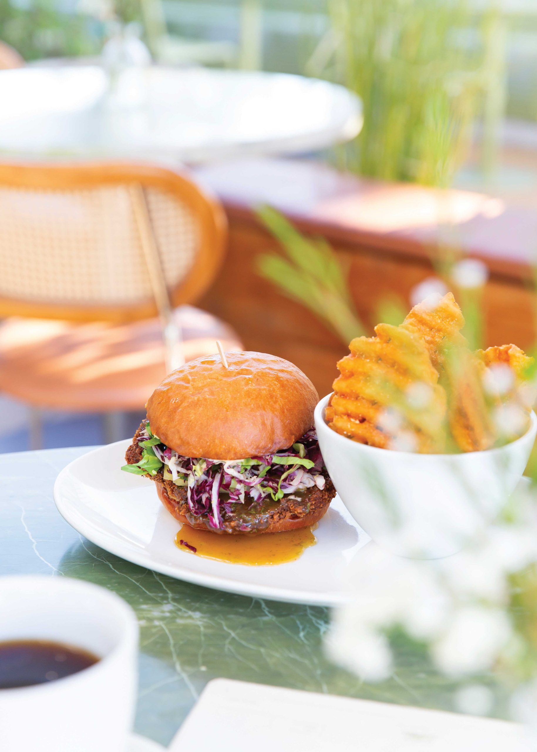 Honey-dill chicken sando Honey-dill chicken sando