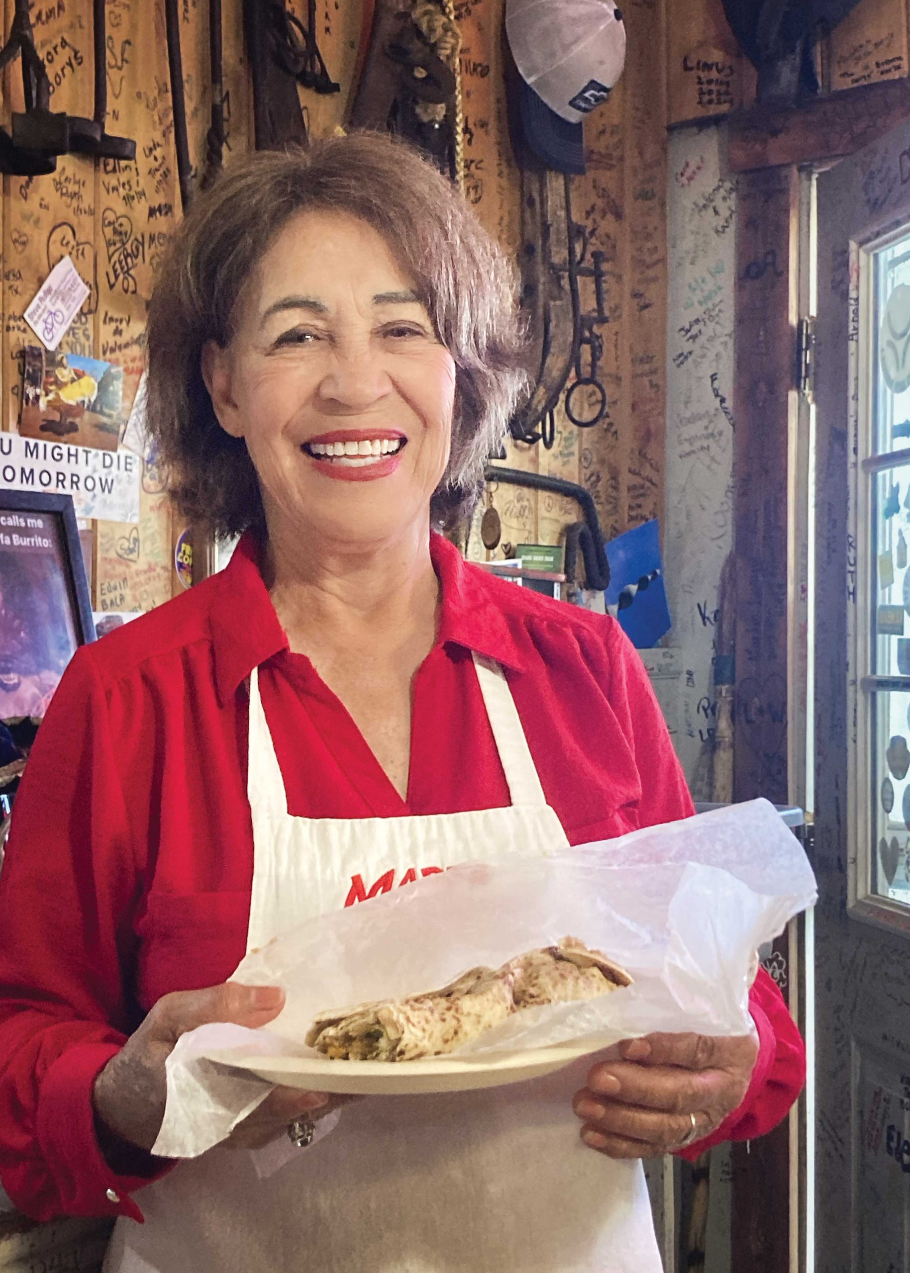 Ramona Tejada at Marfa Burritos Ramona Tejada at Marfa Burritos
