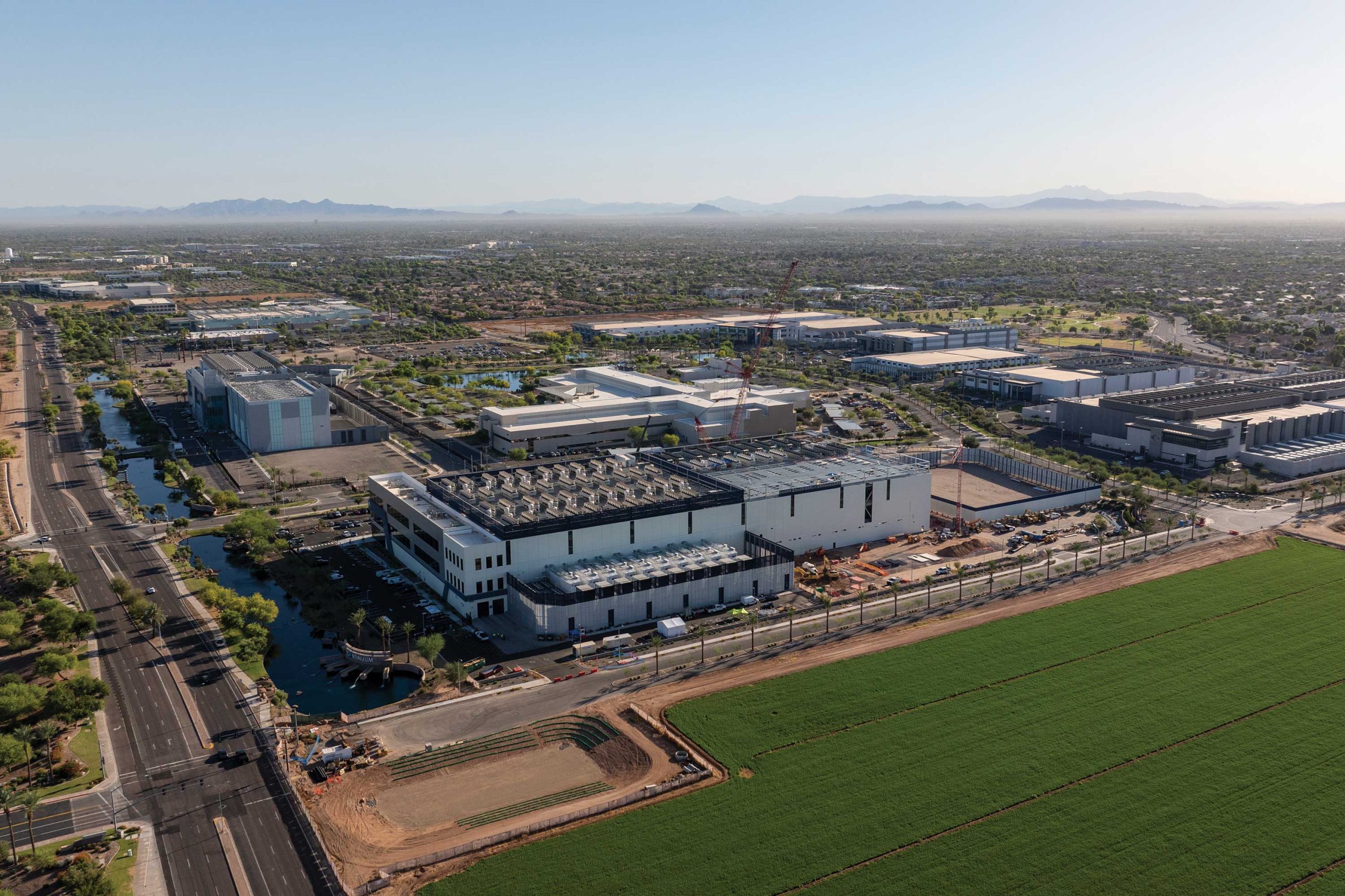 A data center in Chandler A data center in Chandler