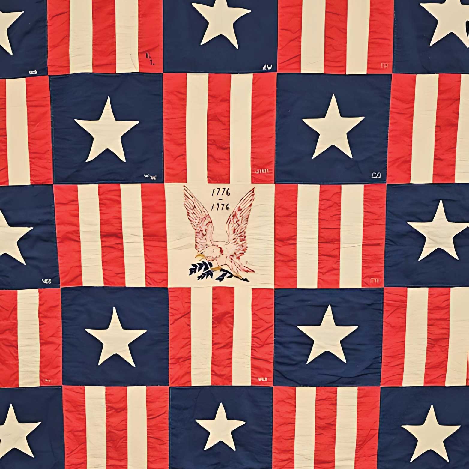 Crafty Salute To celebrate the Bicentennial, 110 Sun City residents created a 112-by-94-inch quilt that is now on display 50 years later at the Del Webb Sun Cities Museum. One side features patriotic stars and bars, while the flip side depicts Sun City landmarks and history. Crafty Salute To celebrate the Bicentennial, 110 Sun City residents created a 112-by-94-inch quilt that is now on display 50 years later at the Del Webb Sun Cities Museum. One side features patriotic stars and bars, while the flip side depicts Sun City landmarks and history.