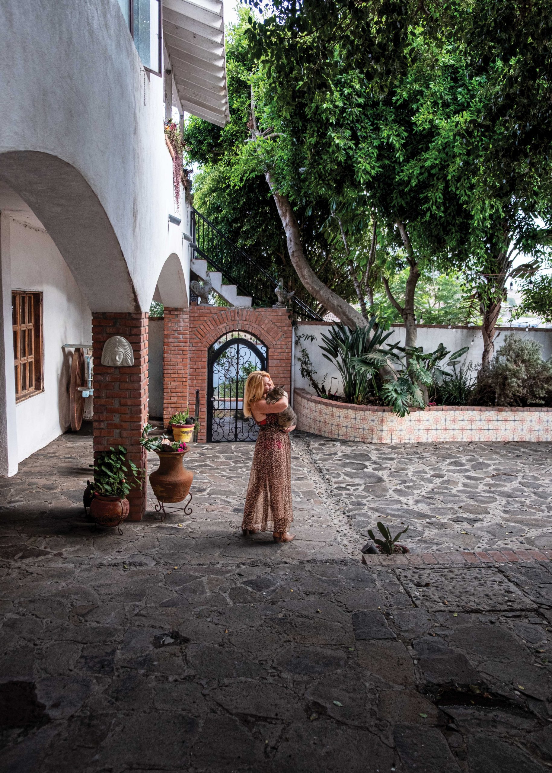 Courtyard at Casa Salcido