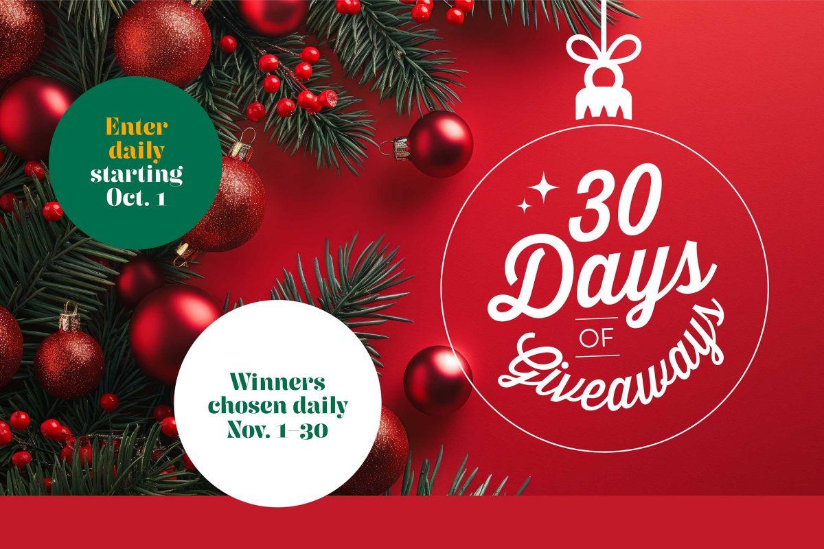 30 Days of Giveaways is Back! Enter for a Chance to Win