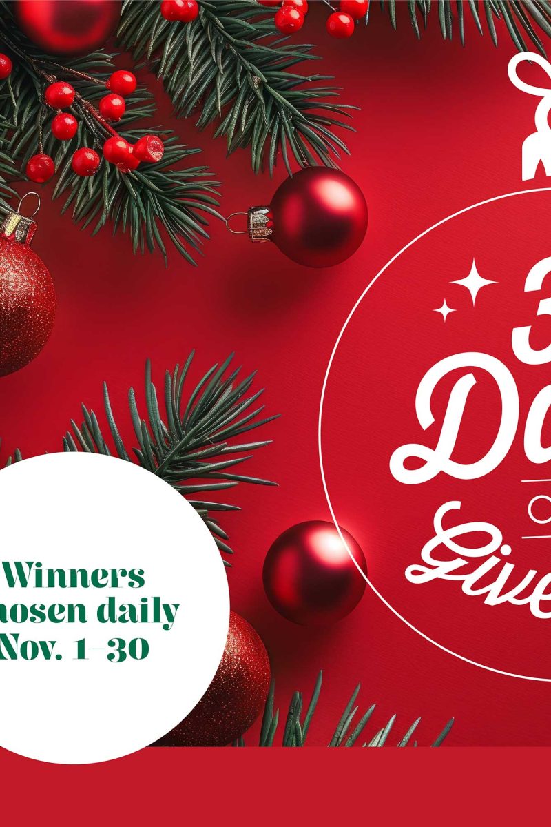 30 Days of Giveaways is Back! Enter for a Chance to Win